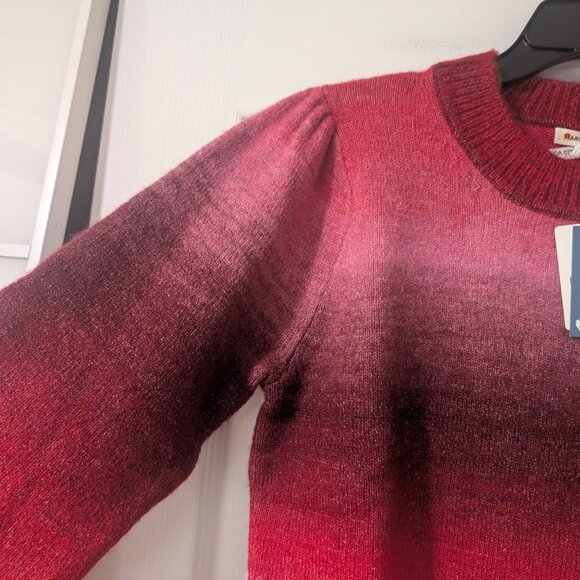 Marine Layer | Ayla Ombré Stripe Puff Sleeve Sweater - Picture 11 of 14